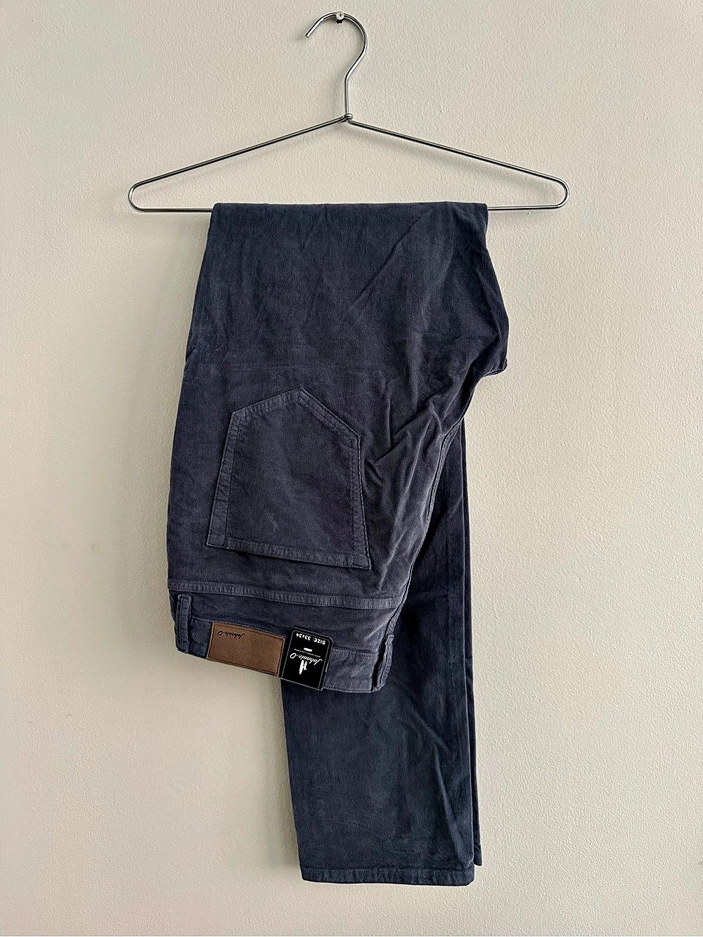 Johnnie-O Hampton Garment-Dyed Corduroy Pant Pants Blue Waist 33x34